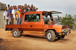 The Turtle 1 Car. A System D production, built from scratch in an African car community. Photo: Teun Vonk